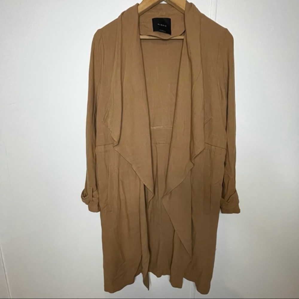 Drape Collar Duster - Picture 2 of 6